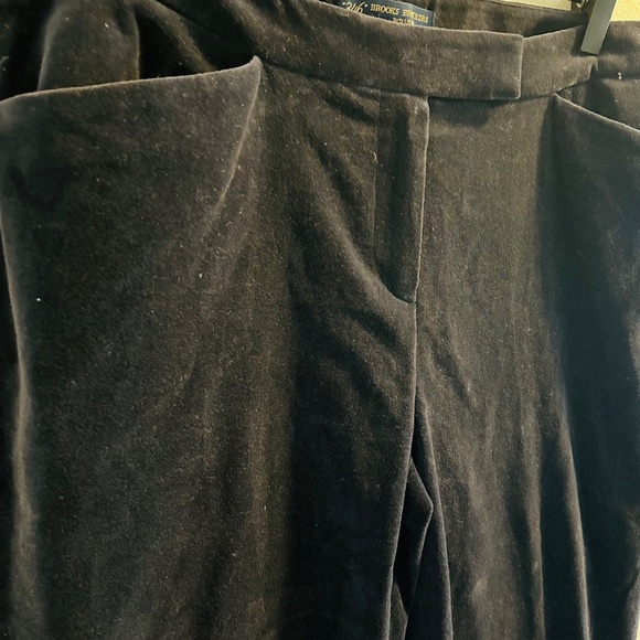 Brooks Brothers Natalie Fit Pants Womens Size 10 Navy Blue Velvet Workwear Job - Picture 3 of 9